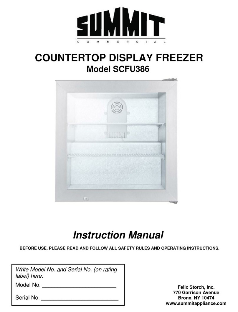 Summit SCFU386 User manual