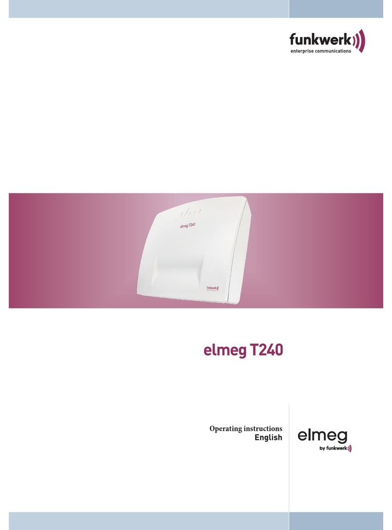Funkwerk elmeg T240 operating instructions