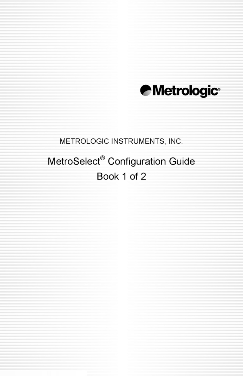 Metrologic MetroSelect User manual Metrologic MetroSelect User manual