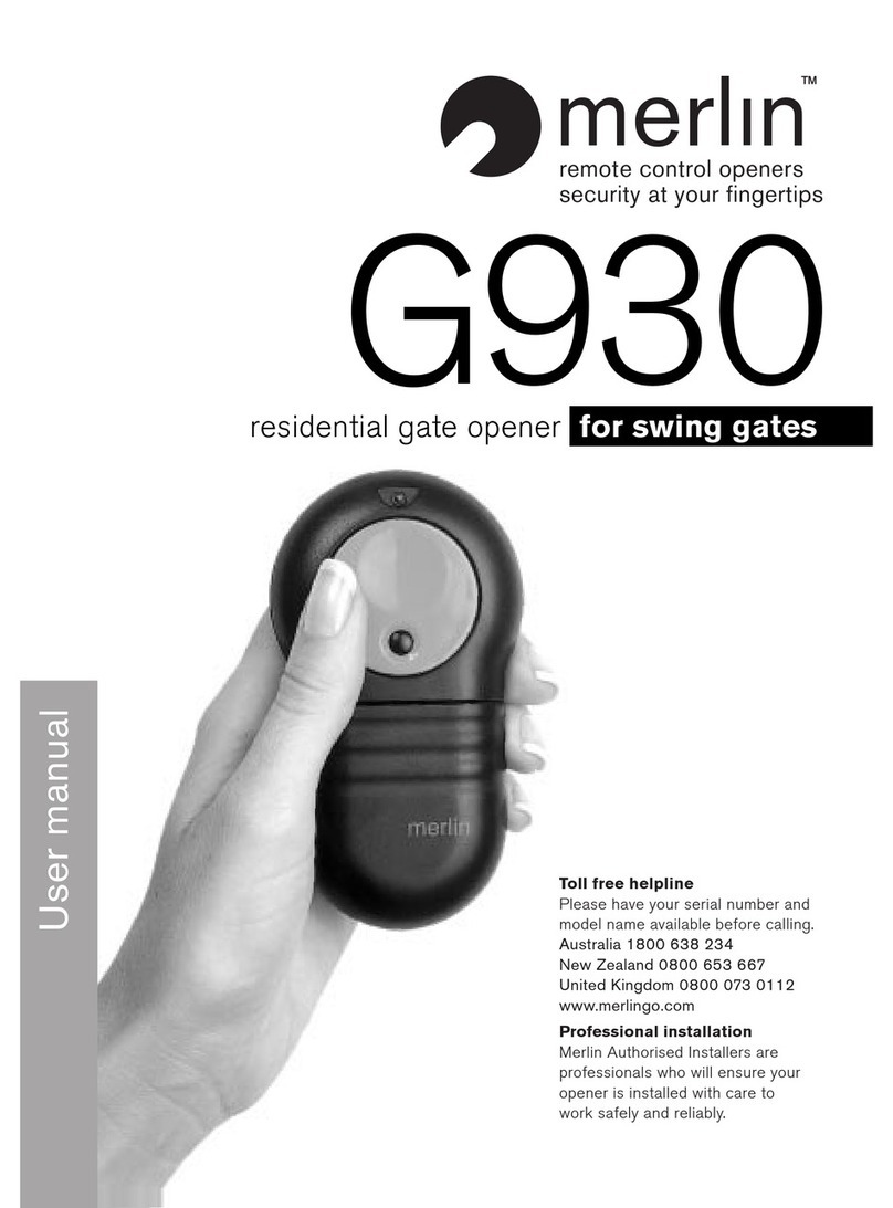Merlin G930 user manual