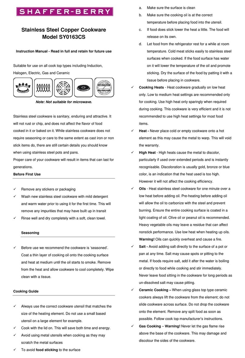 Shaffer-Berry SY0163CS instruction manual