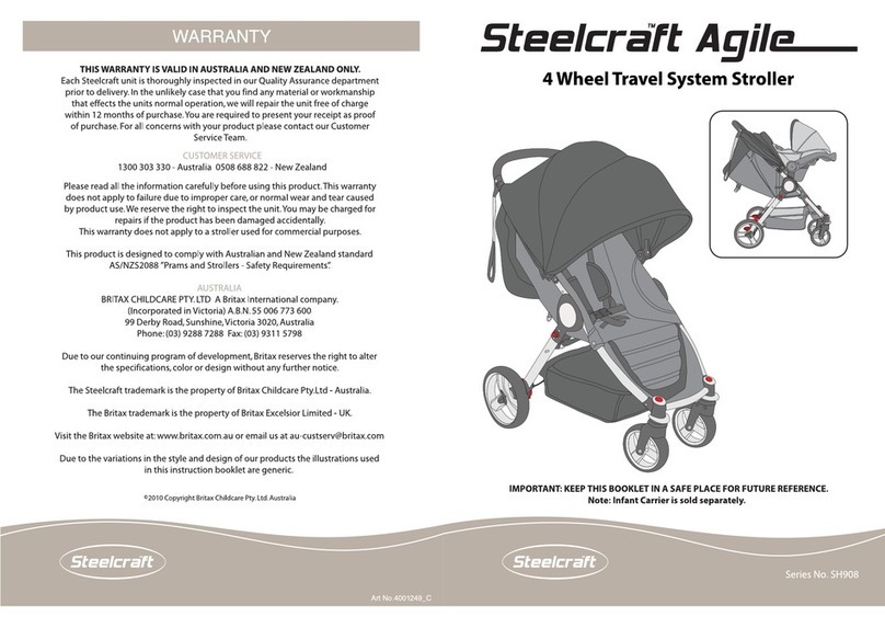 Britax Steelcraft Agile SH908 User manual