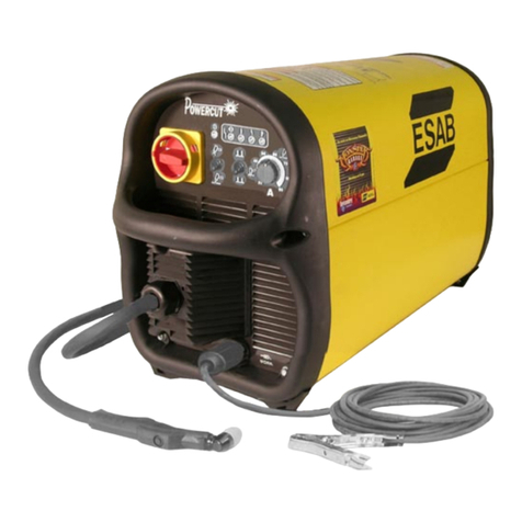 ESAB POWERCUT-1250 Installation, operation and service manual