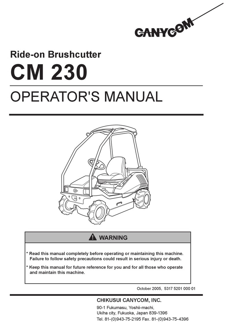 CanyCom CM 230 Operator's manual
