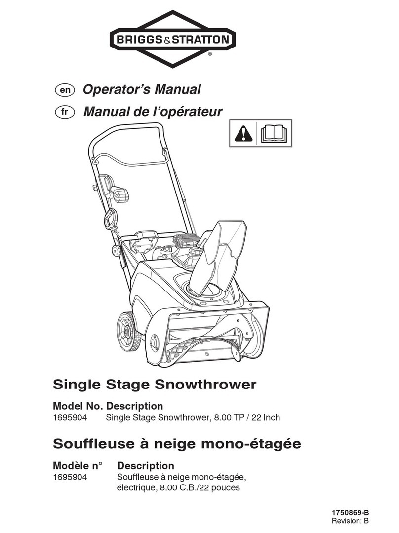 Briggs & Stratton 1695904 Operator's manual