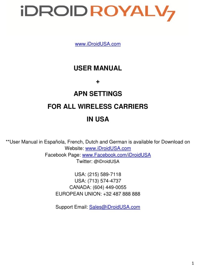 iDROID ROYAL V7 user manual