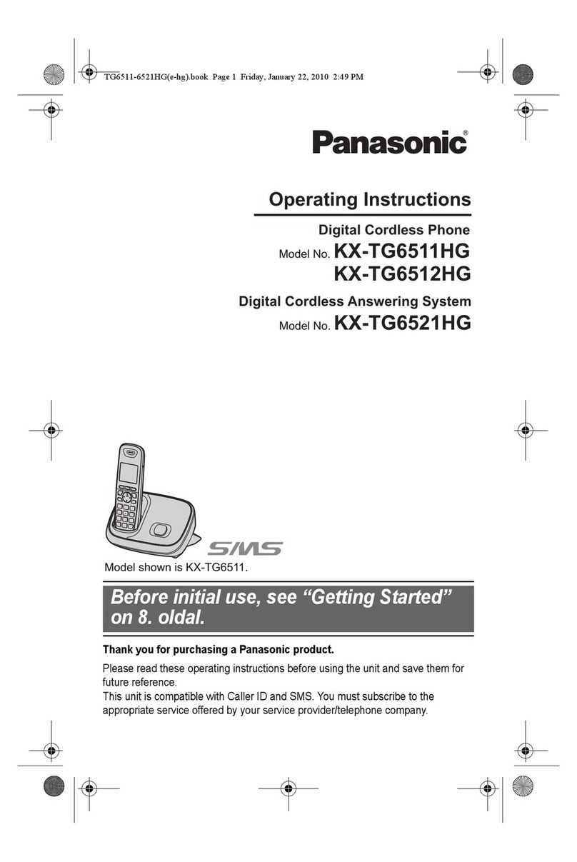 Panasonic KX-TG6511HG User manual