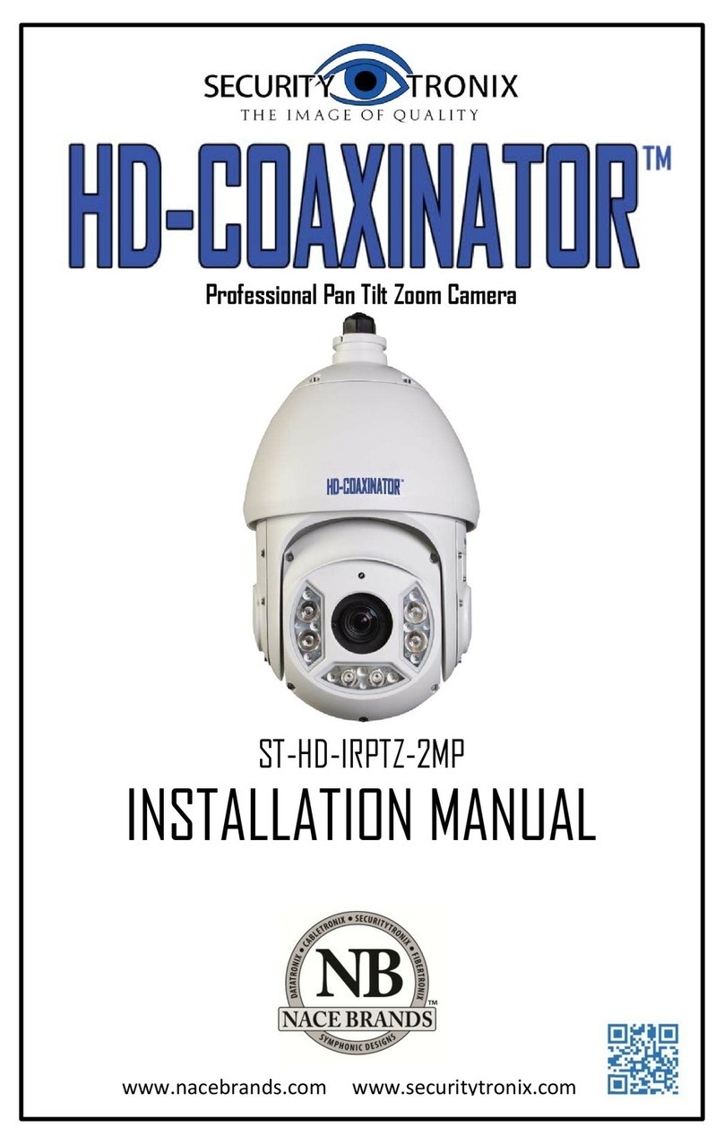 Securitytronix HD-COAXINATOR ST-HD-IRPTZ-2MP installation manual