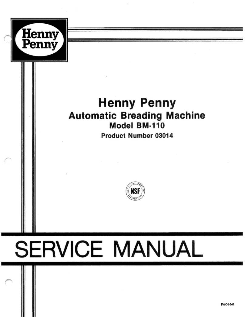 Henny Penny BM-110 Service manual