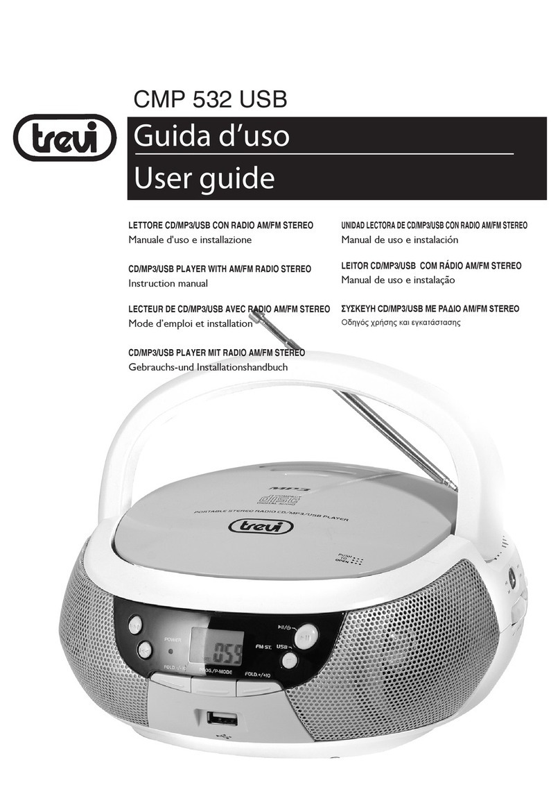 Trevi CMP532USB User manual