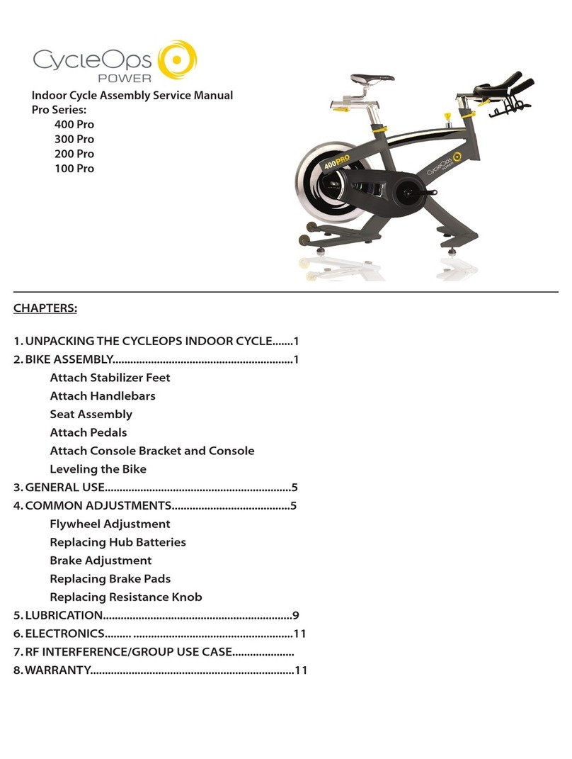CycleOps 100 PRO Assembly & service manual