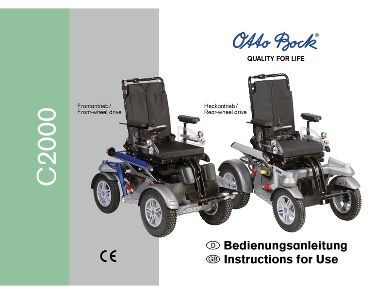 Otto Bock C2000 User manual