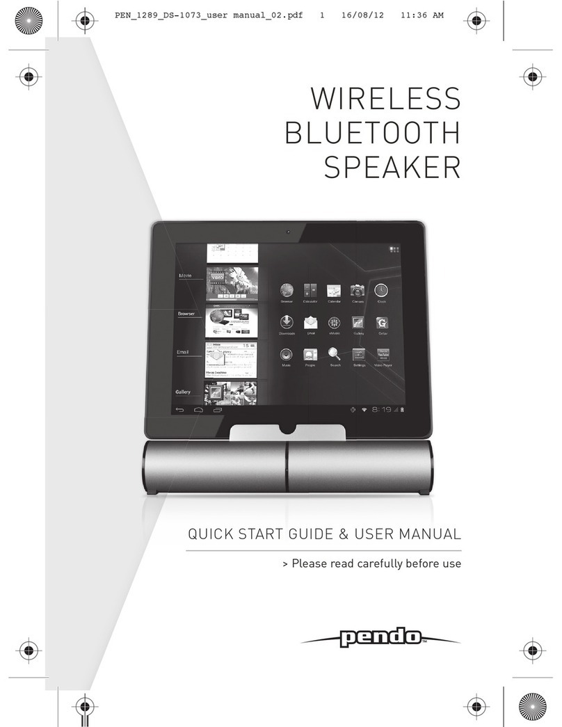 Pendo SDB-1201 Quick start user manual