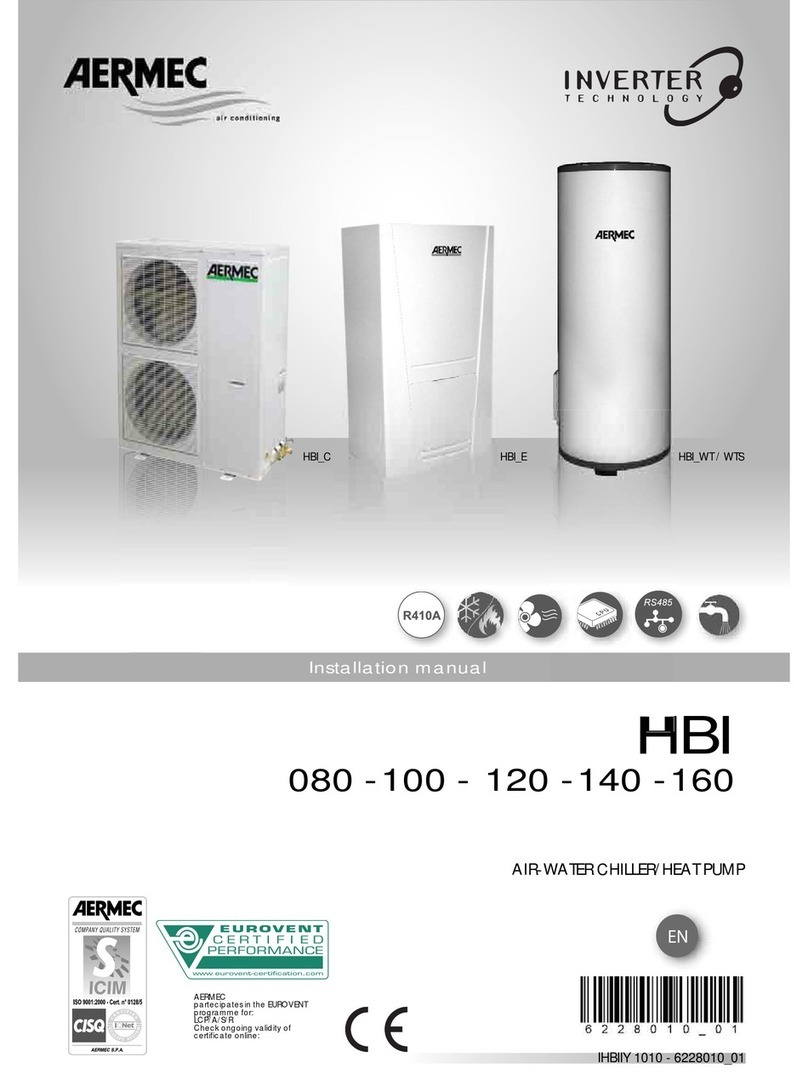 AERMEC HBI 080 User manual