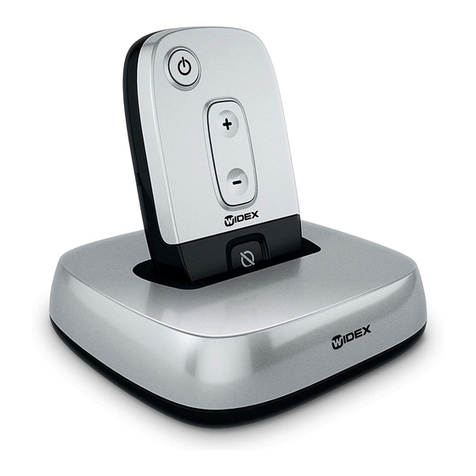 Widex TV-DEX User manual