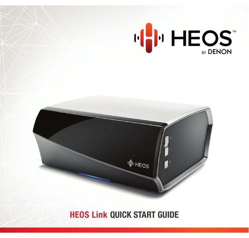 Denon HEOS LINK User manual Denon HEOS LINK User manual