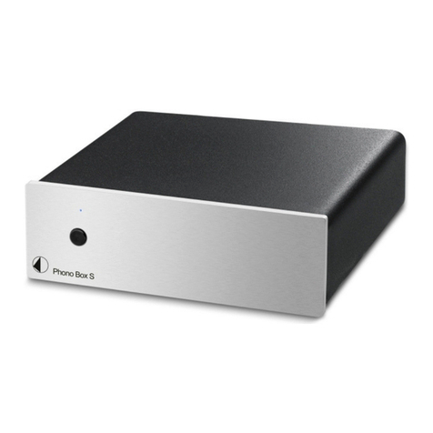 Box-Design Pro-Ject Phono Box S instruction manual