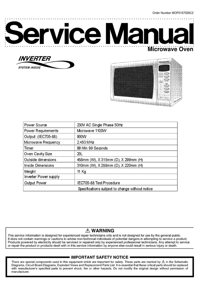 Panasonic NN-T221MB User manual