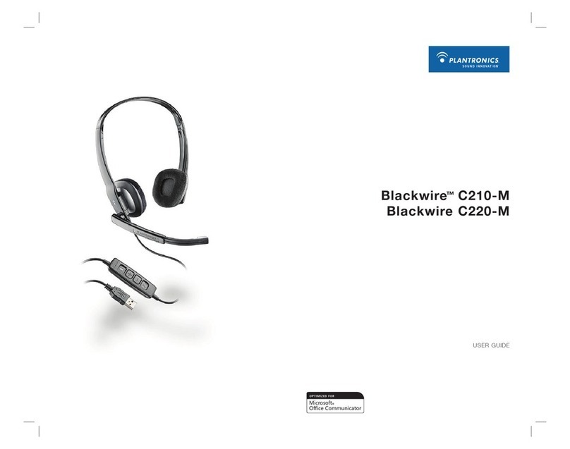 Plantronics BLACKWIRE C210-M user guide