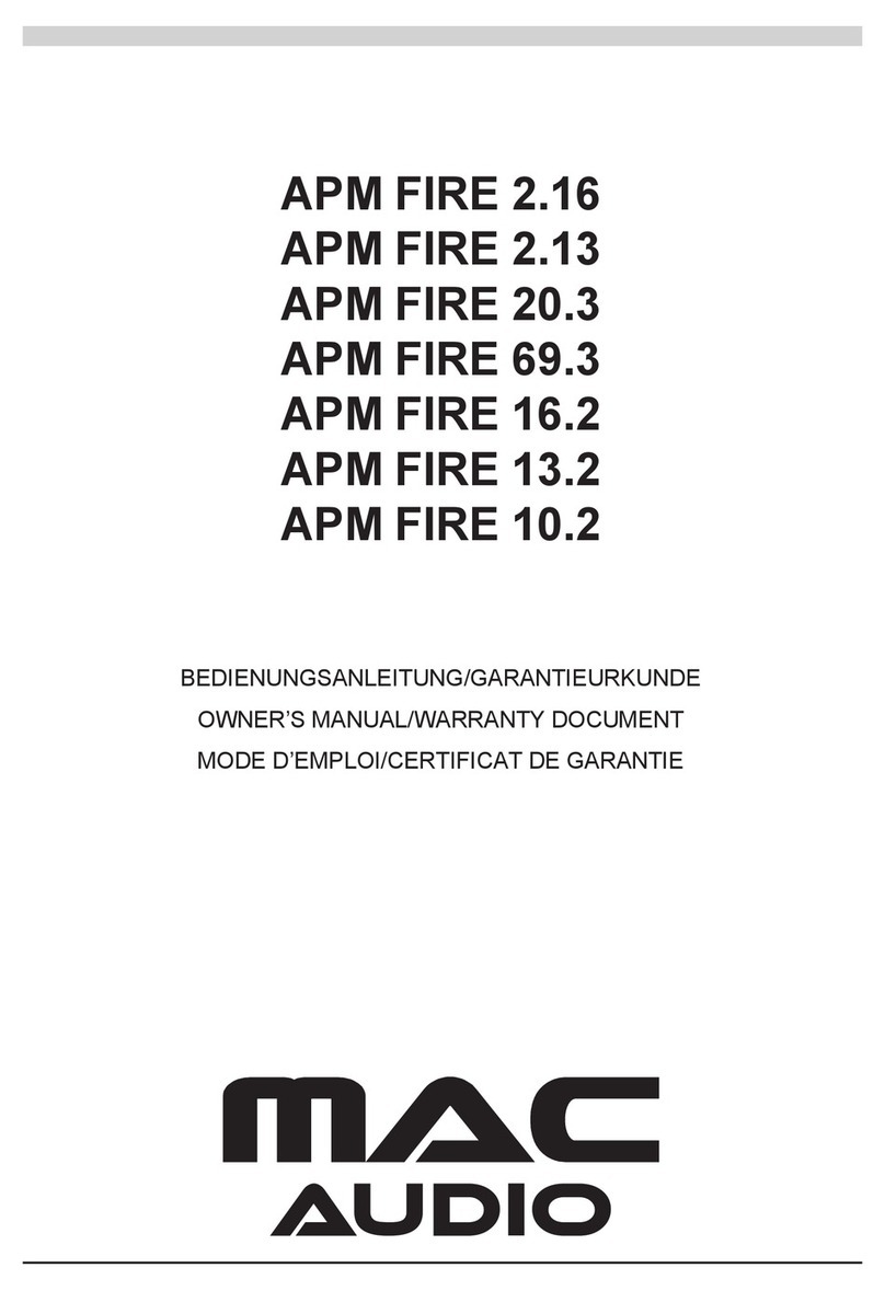 MAC Audio APM FIRE 2.16 owner's manual