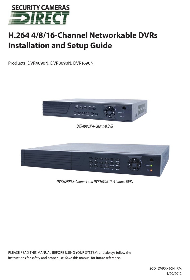 Direct DVR4090N Installation and setup guide