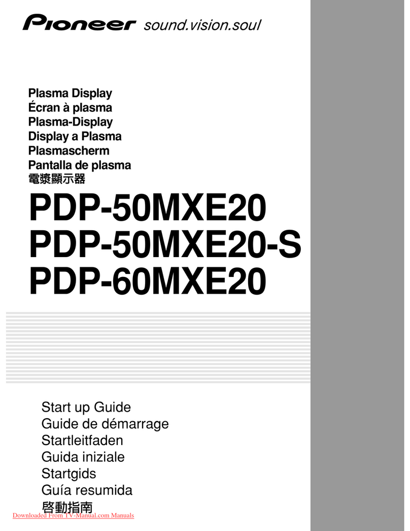 Pioneer PDP-50MXE20 User guide