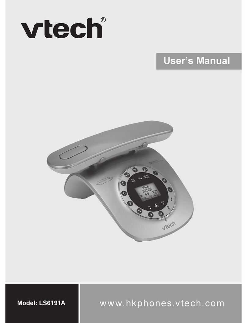 V-tech LS6191A User manual