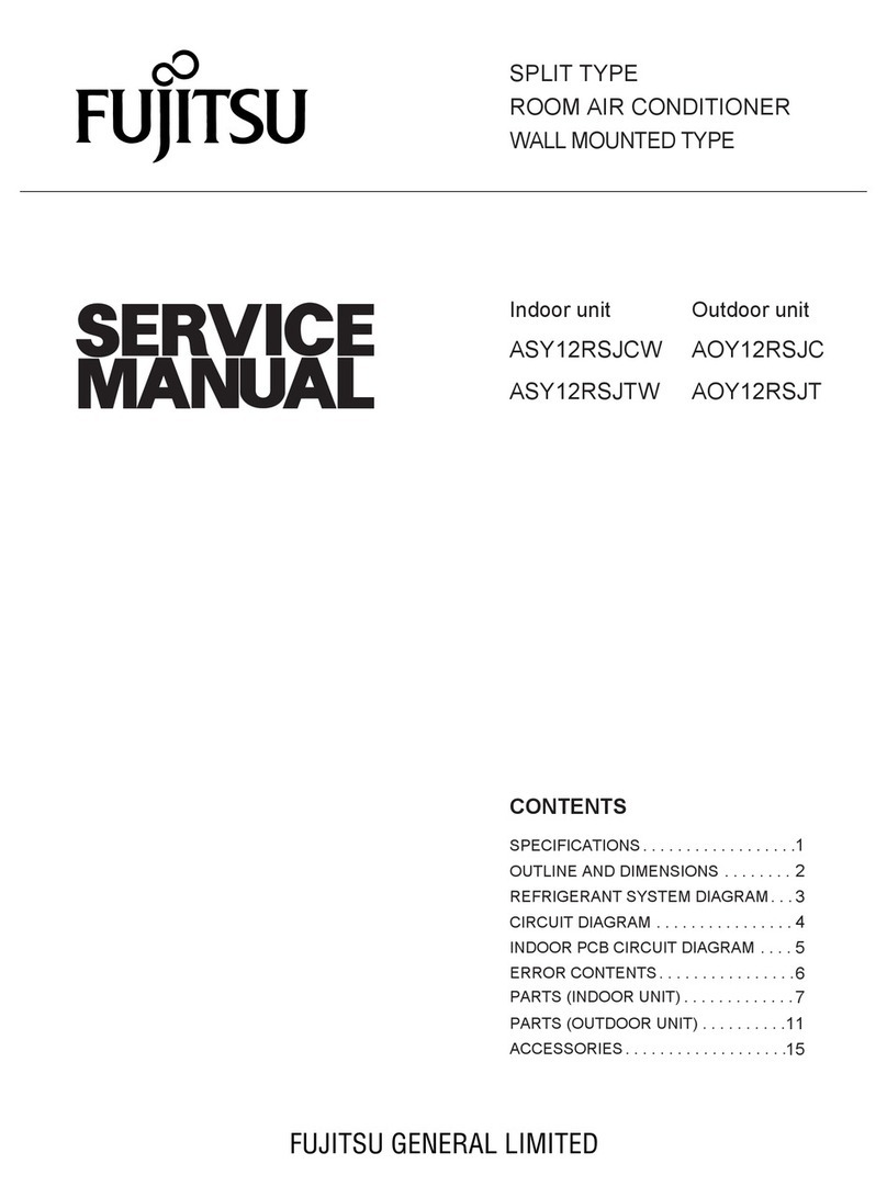 Fujitsu ASY12RSJCW User manual Fujitsu ASY12RSJCW User manual