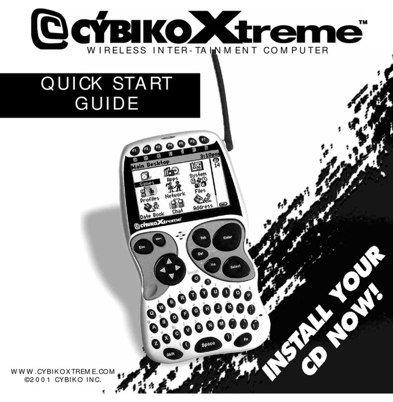 Cybiko Xtreme quick start guide