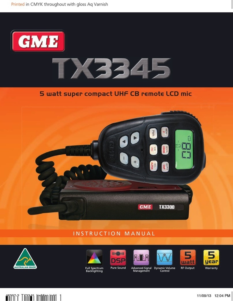 GME TX3345 instruction manual