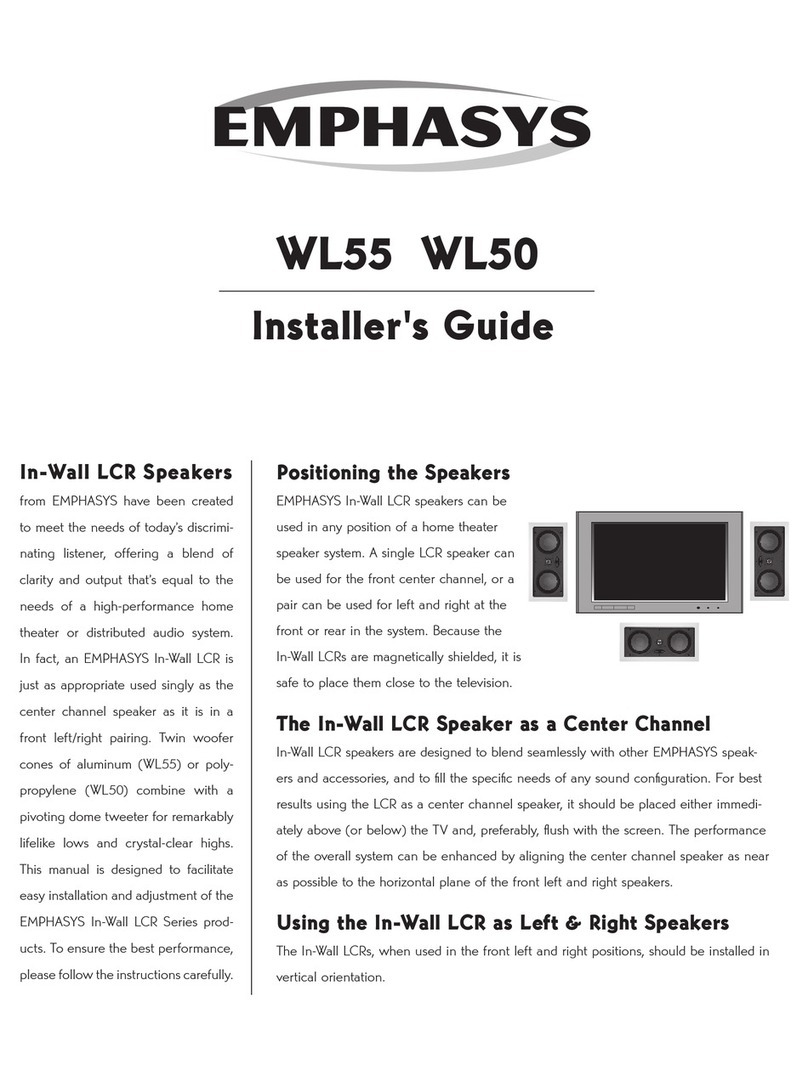 Emphasys WL55 Installer's guide