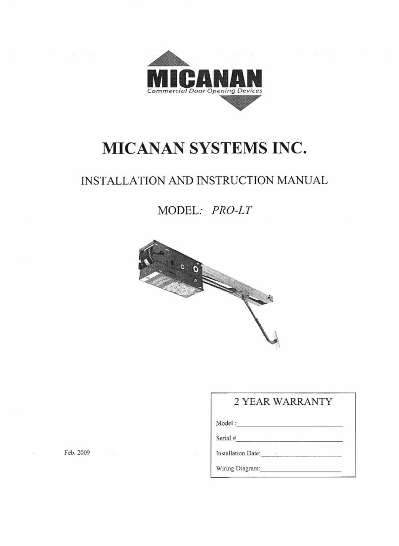 Micanan PRO-LT instruction manual
