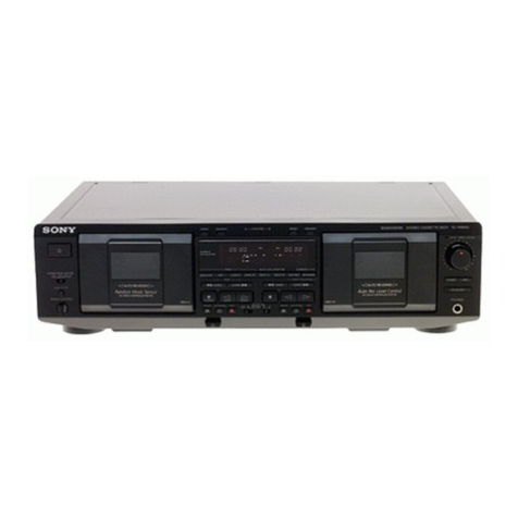 Sony TC-WE635 Service manual