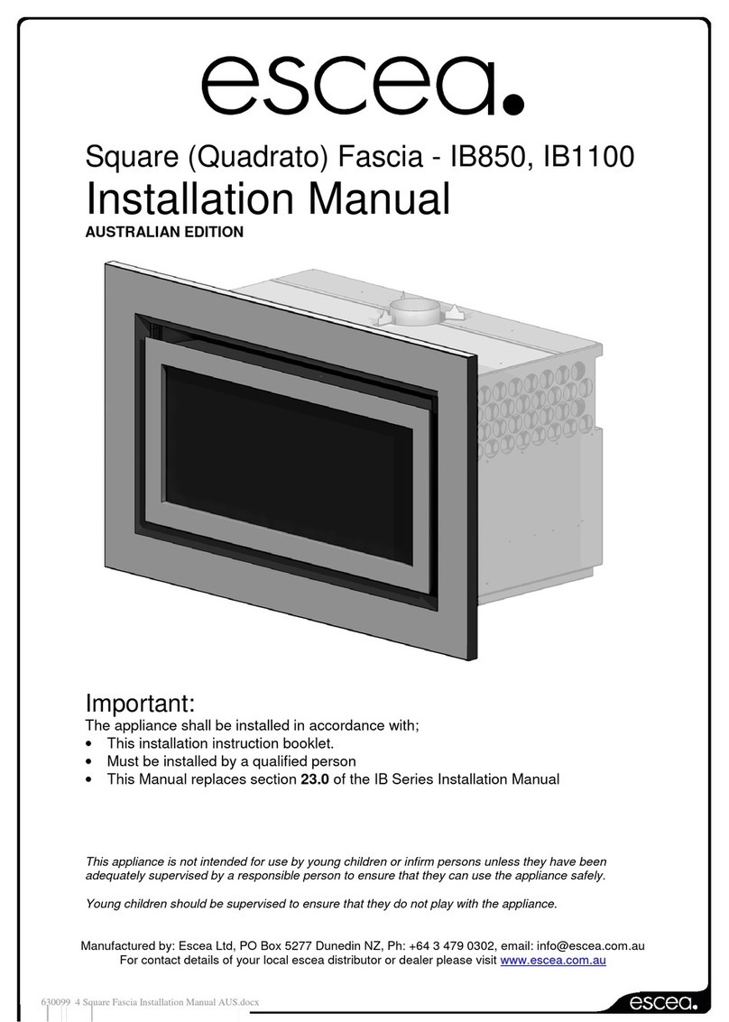Escea IB850 User manual