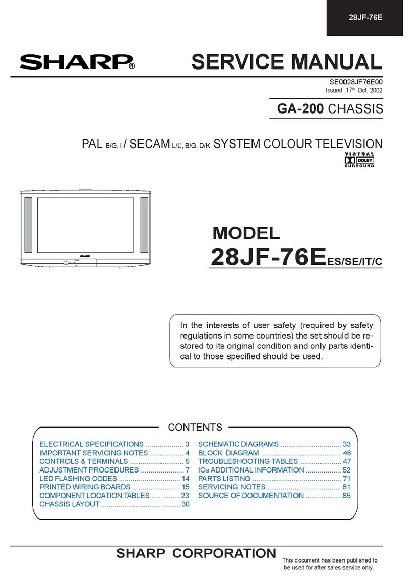 Sharp 28JF-76E User manual
