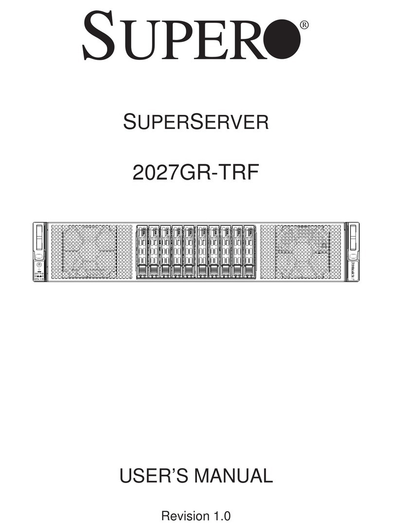 Supermicro SUPERO SUPERSERVER 2027GR-TRF user manual