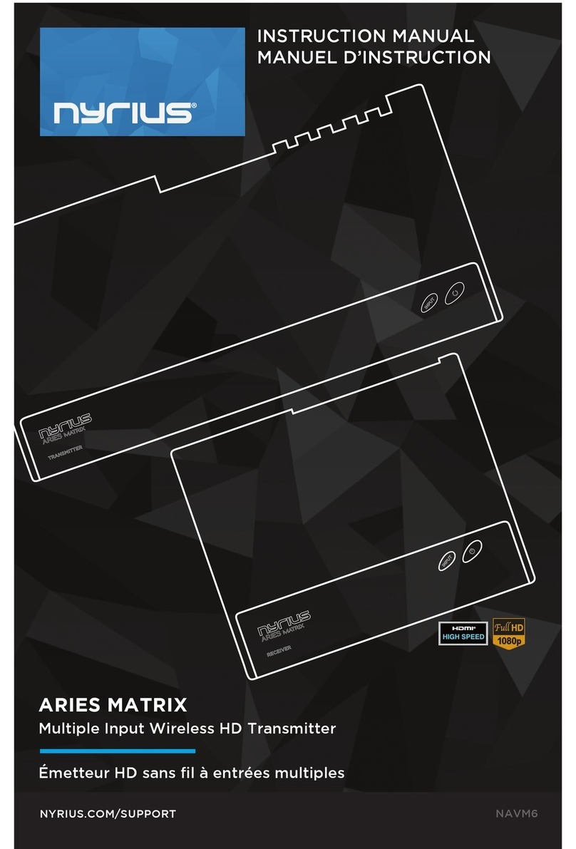Nyrius ARIES Matrix User manual