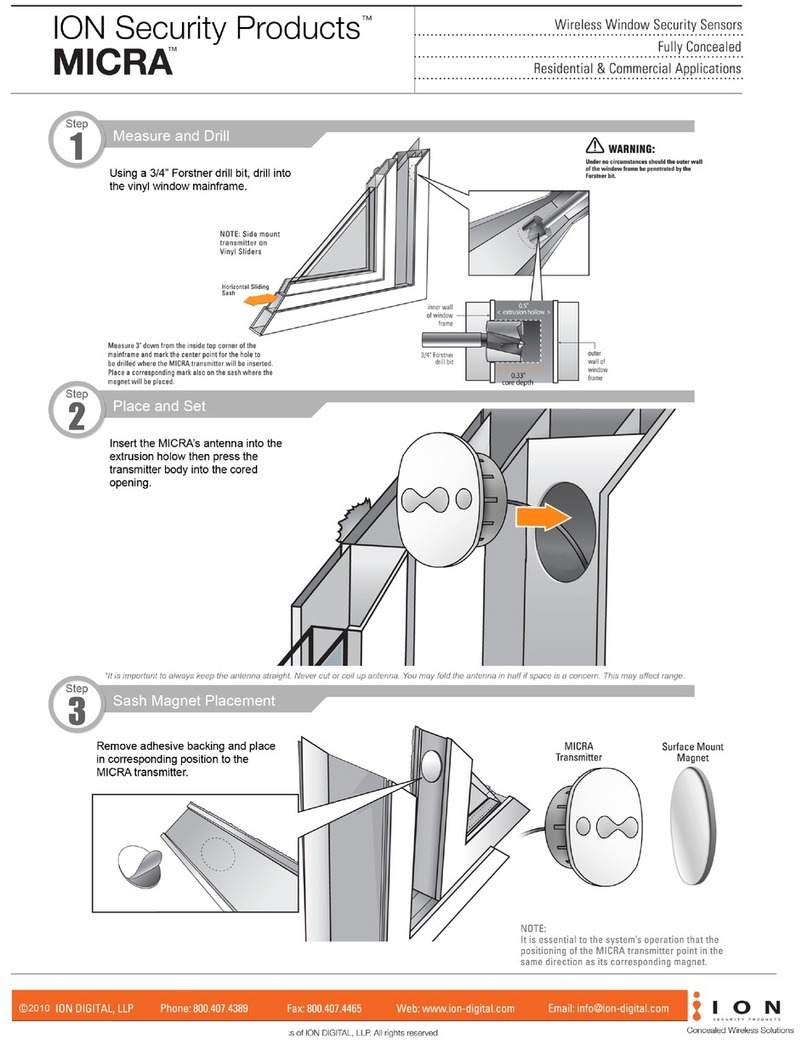 ION MICRA installation instructions