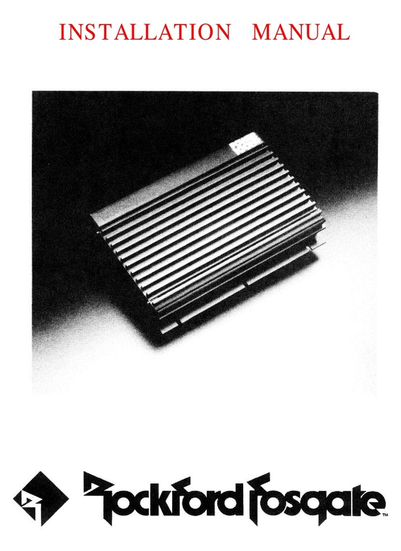 Rockford Fosgate Power 100HD User manual