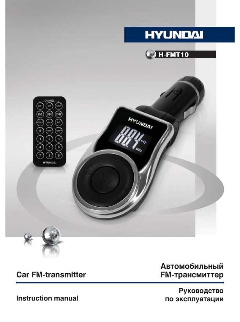 Hyundai H-FMT10 instruction manual