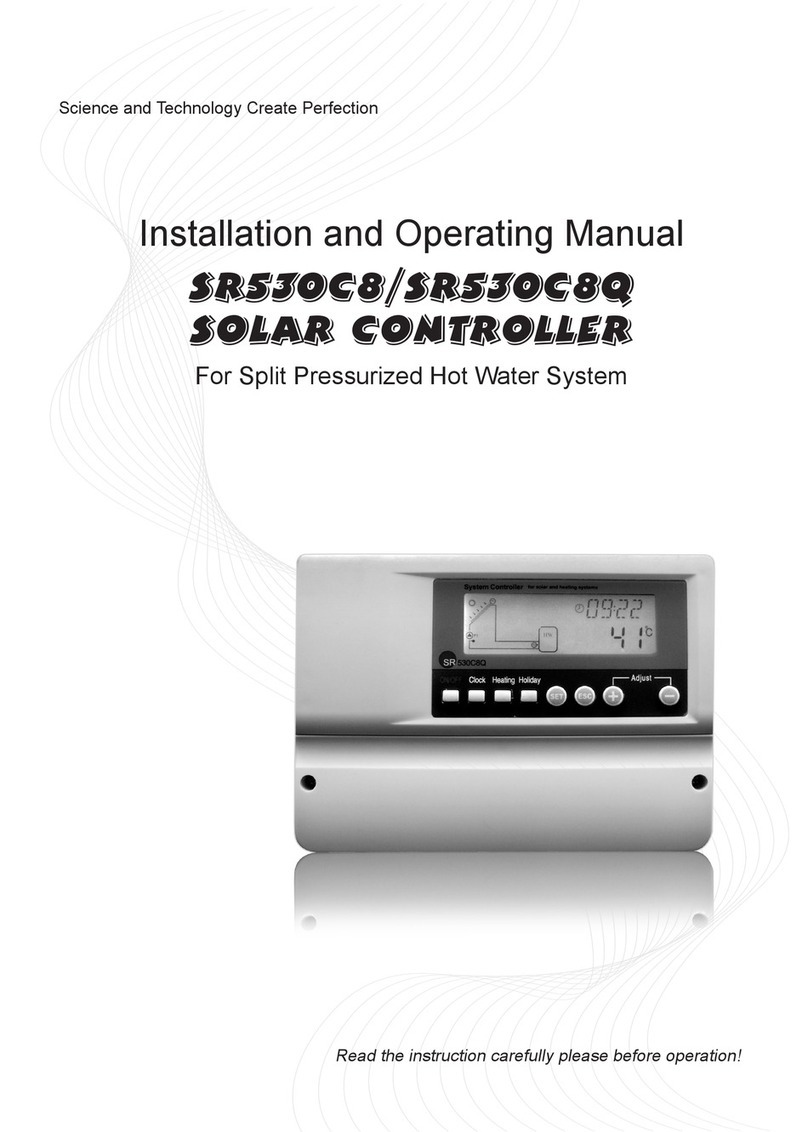 Solar SR530C8Q operating instructions