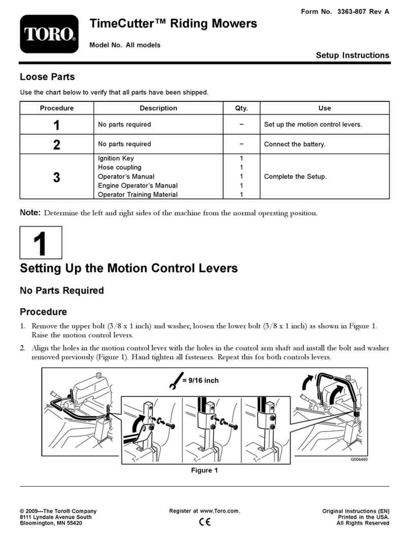 Toro TimeCutter Manual
