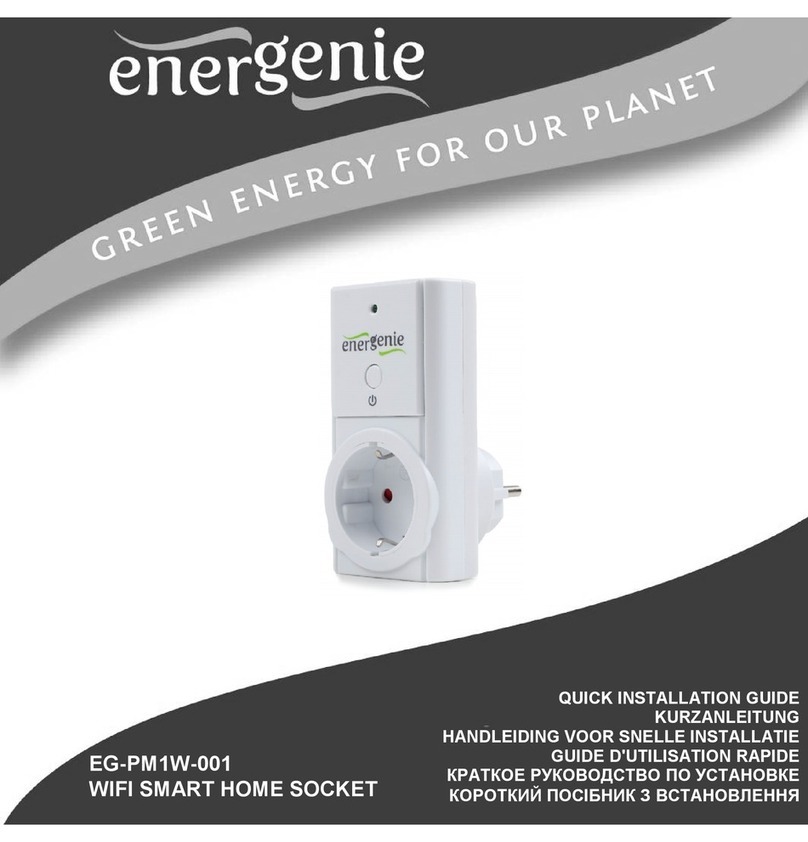 Energenie EG-PM1W-001 Quick installation guide