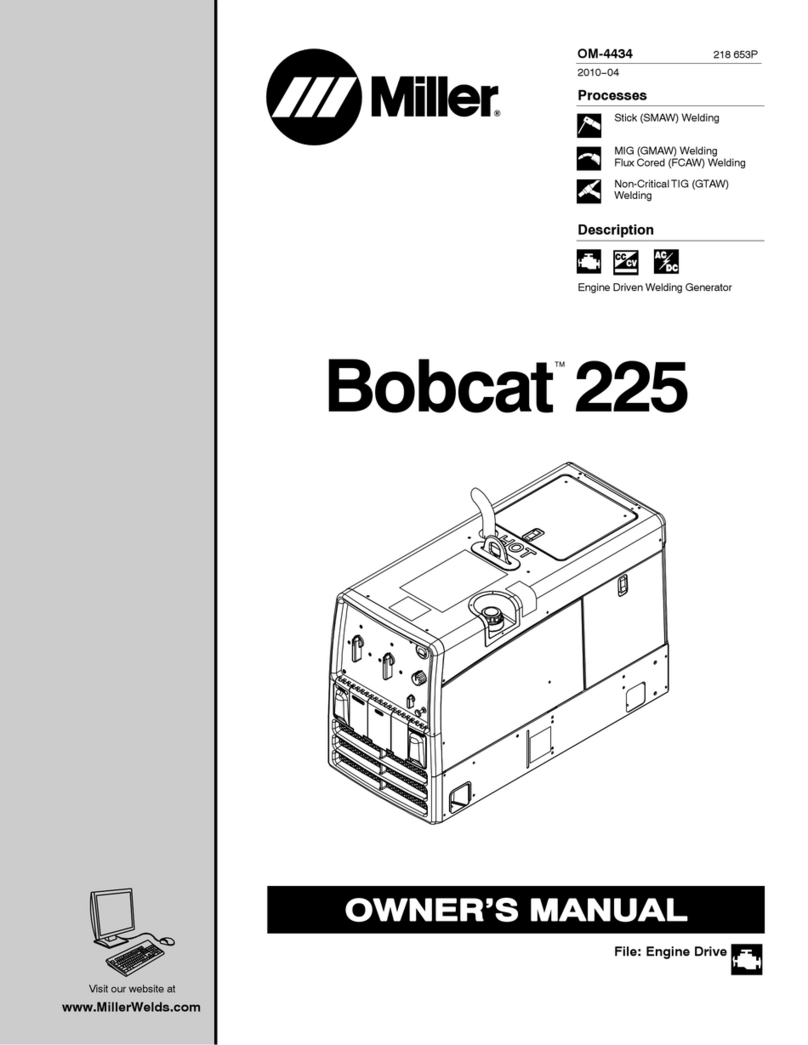 Miller Bobcat 225 owner's manual