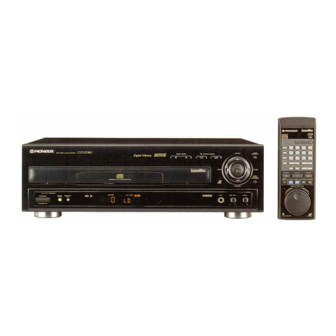 Pioneer LaserDisc CLD-D604 User manual