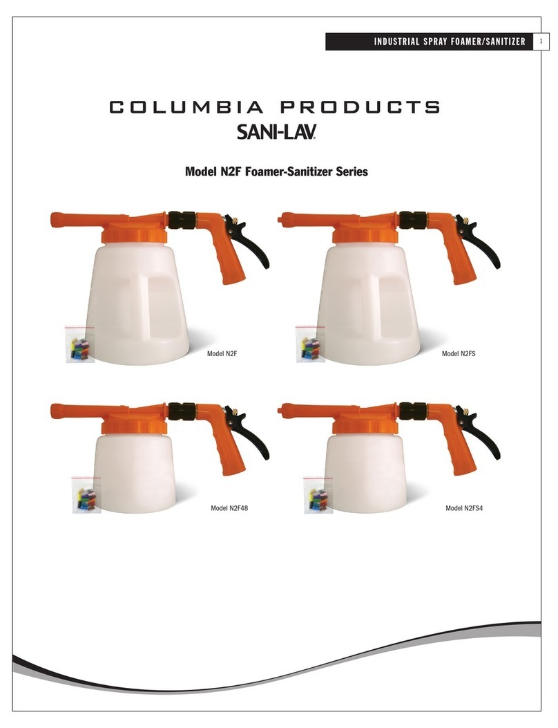 Columbia Products SANI-LAV N2F manual
