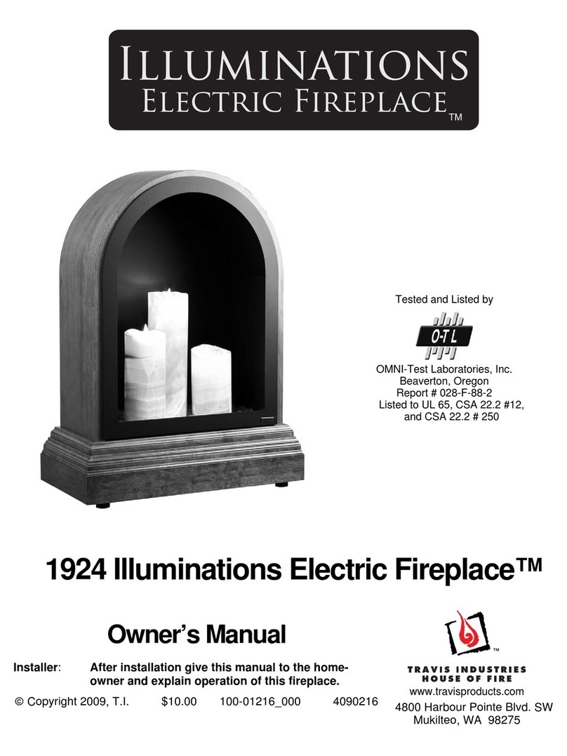 Travis Industries 1924 Illuminations User manual
