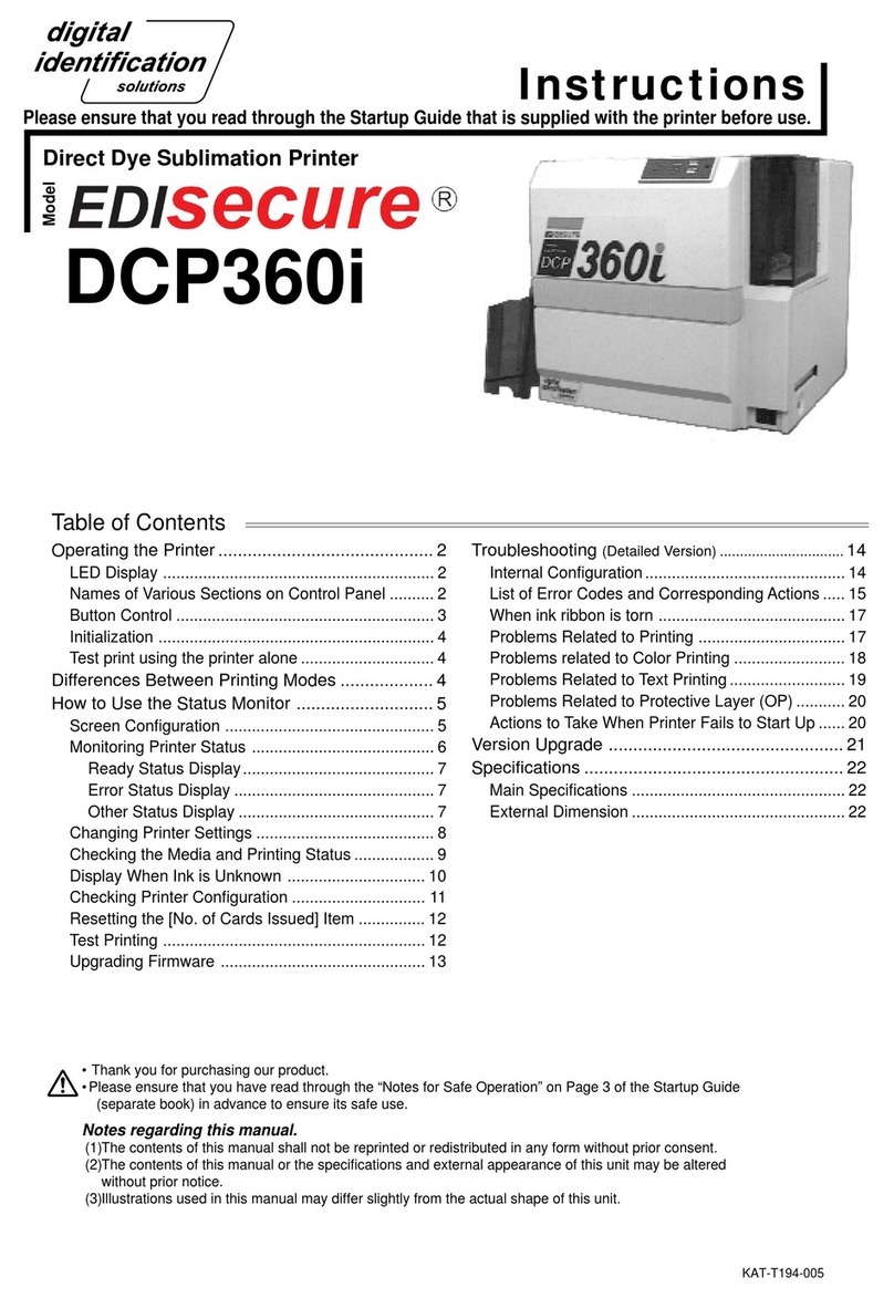EDISecure DCP360i instructions