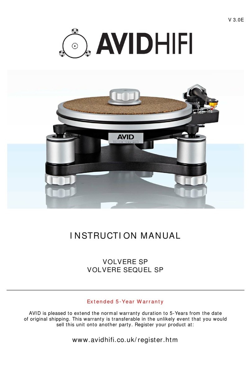 Avid Technology VOLVERE SP instruction manual