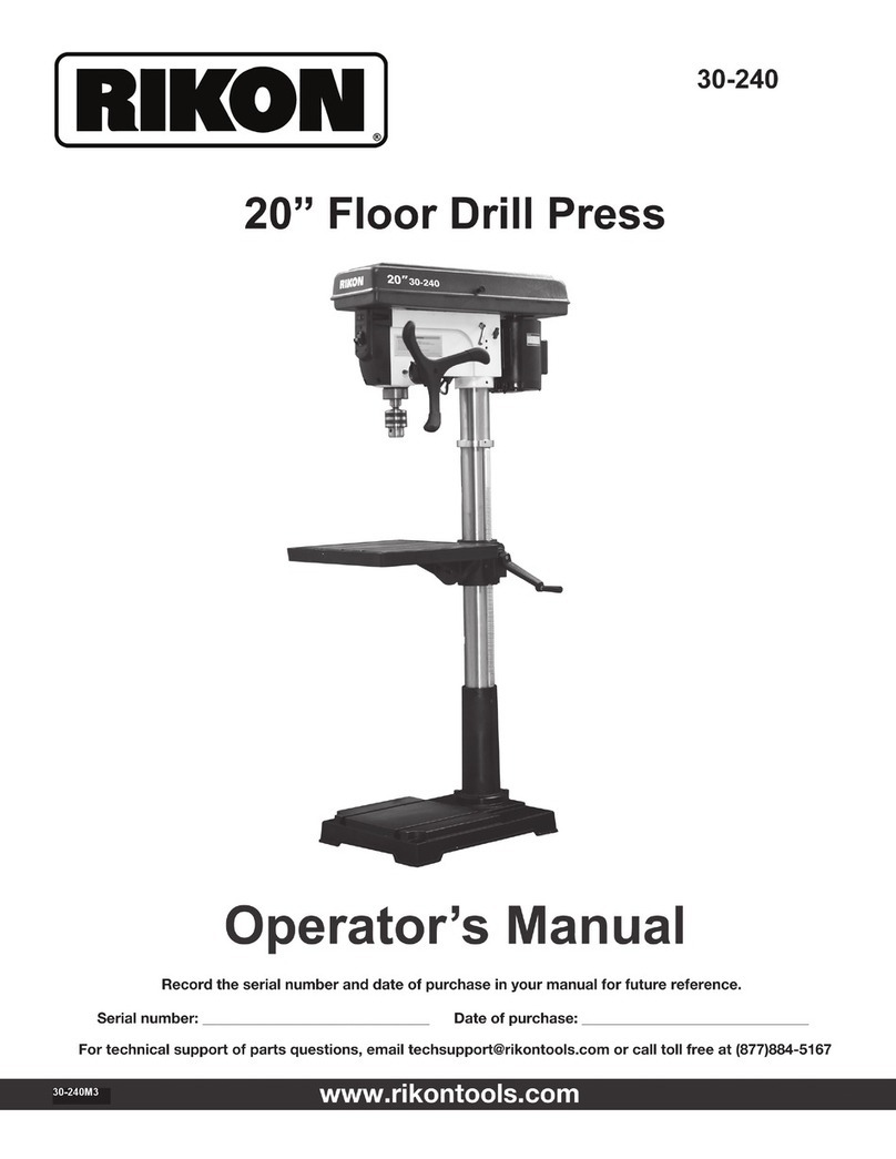 Rikon Power Tools 30-240 Operator's manual